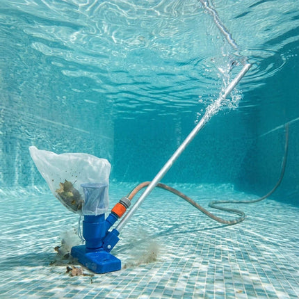 Kit de curățare a piscinei din 3 piese, cu tijă și accesorii