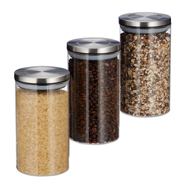 3 borcane de depozitare 1000 ml