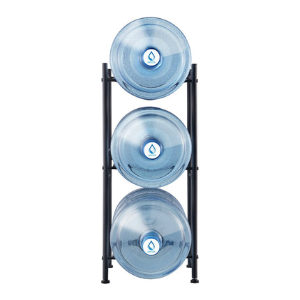 3-Tier Water Jug Holder Rack, Fits 3 5-Gallon Bottles