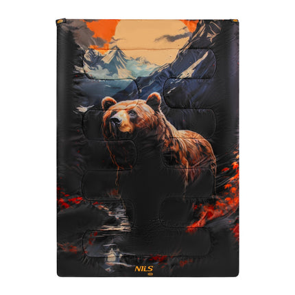 Sac de dormit dublu 3 în 1, design urs