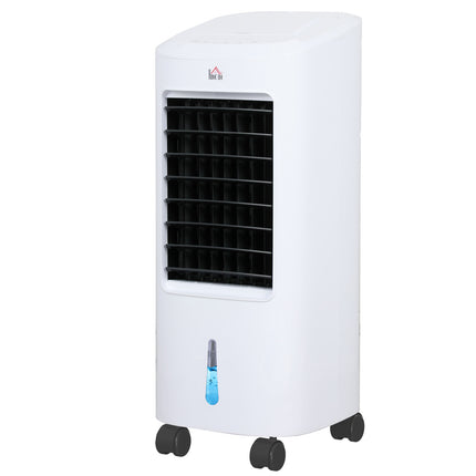 Aparat de aer conditionat mobil 3 in 1 cu umidificare racire cu apa, aparat de aer conditionat oscilant automat de 7 litri cu temporizator de 7,5 ore, racitor de aer cu 3 viteze 65 W cu telecomanda, pentru 20㎡ alb |
