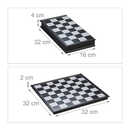 Set de șah magnetic 3 în 1