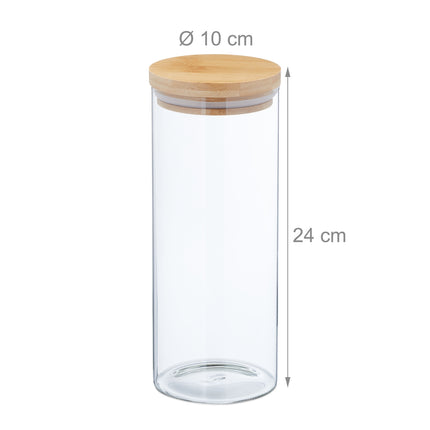 3 buc. Borcane de depozitare 1500 ml
