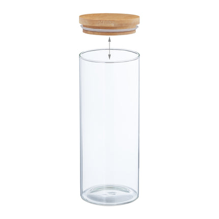 3 buc. Borcane de depozitare 1500 ml