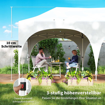 Pavilion pliabil 3x6m cu laterale, acoperiș reglabil, geantă