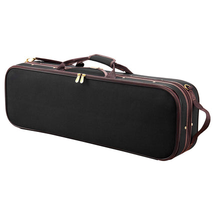 4/4 Oblong Violin Case With Hygrometer, Shoulder Straps