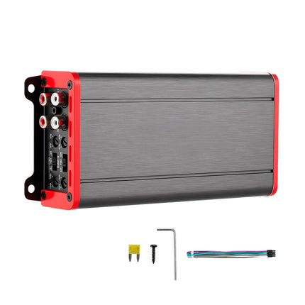 4-Channel Car Amplifier, Class D, Bridgeable 400W