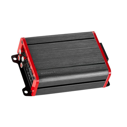 4-Channel Car Audio Amplifier, Class D, Bridgeable 4x200W