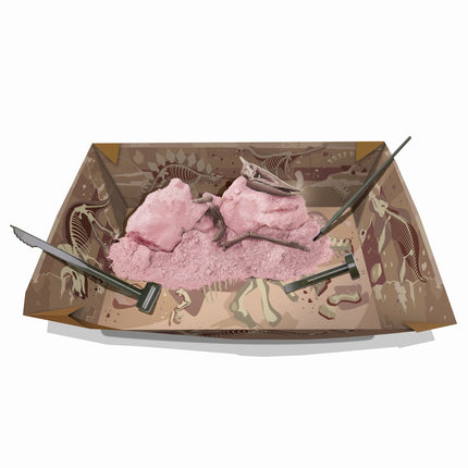 Kit de lucru 4M „Săpați un schelet de Pteranodon”