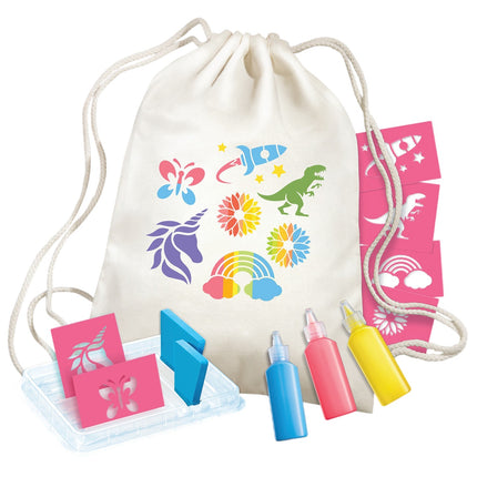 4M Kidzmaker Set DIY Imprimare rucsac cu șabloane