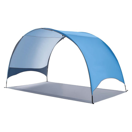 4-Person Beach Tent, UPF 50+ Portable Sun Shelter