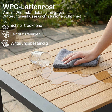 Set modular de mobilier de terasă cu 4 piese și scaune adânci