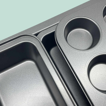 Set de 4 vase de copt antiaderente – oțel carbon