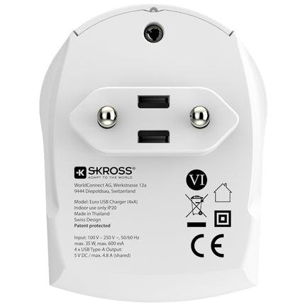 4-Port USB charger EU