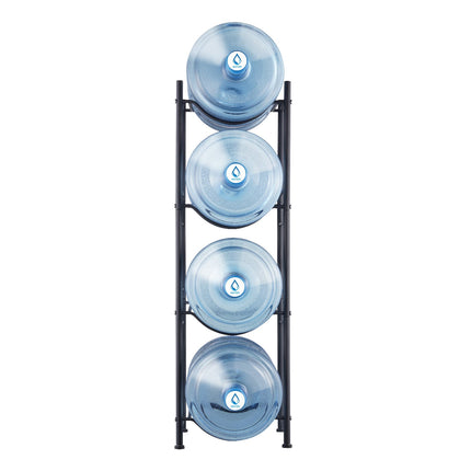 4-Tier 5 Gallon Water Jug Holder Rack, Holds 4 Bottles