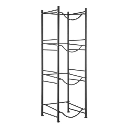 4-Tier 5 Gallon Water Jug Holder Rack, Holds 4 Bottles
