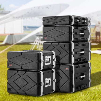 4U ABS Rack Case, 19-Inch Depth, Locking