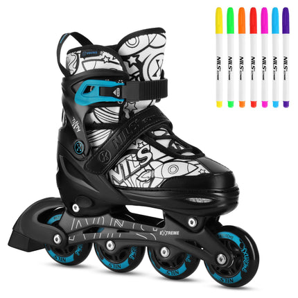 Set de patine reglabile 4 în 1, mărimea M (35-38)