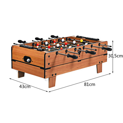 Masa de joc 4-in-1: Foosball, Biliard, Tenis de Masa, Hochei