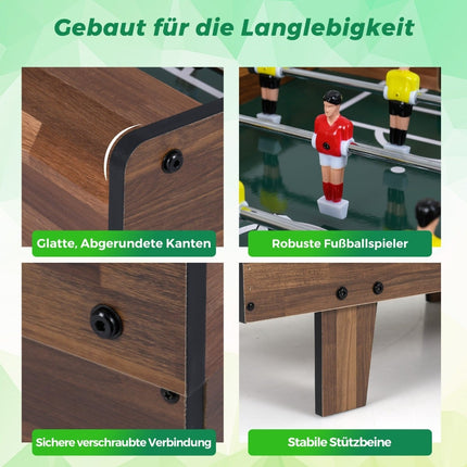 Masă de joc 4 în 1: Foosball, Biliard, Air Hockey, Ping Pong