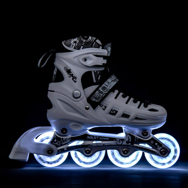 Patine cu LED-uri 4 în 1/pe gheață, mărimea M (35-38)
