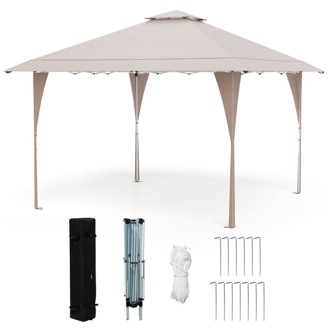 Pavilion Pop-Up reglabil de 4 x 4 m cu cadru metalic