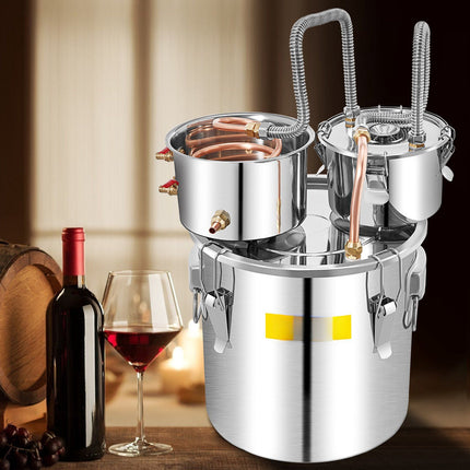 50L Alcohol Still Kit – Stainless Steel, Thumper, Thermometer