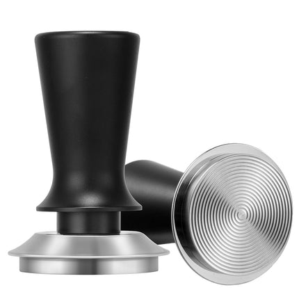 53mm Espresso Tamper – 30 lb Spring, Stainless Grip