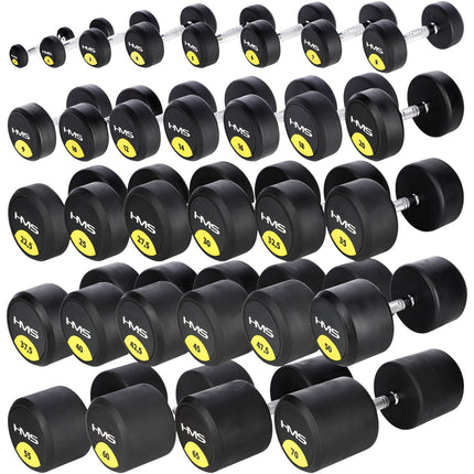 55 kg Rubber Dumbbell – Heavy Duty Fitness Equipment
