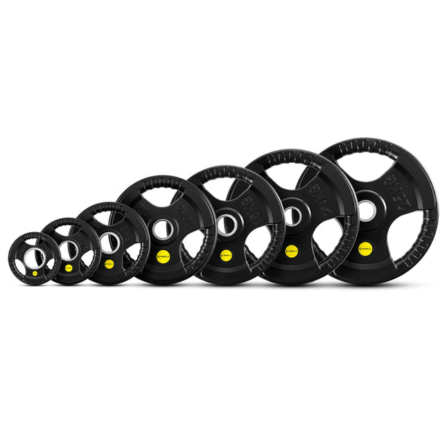 Disc de greutăți olimpic din cauciuc Tri-Grip de 5 kg
