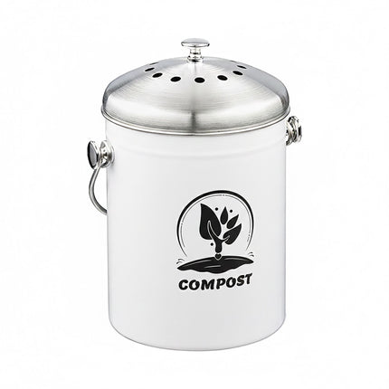 5L Stainless Steel Compost Bin with Filter