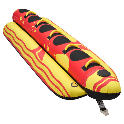 5-Person Towable Tube, 850 lb Capacity, Nylon Cover