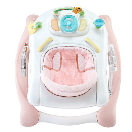 5-in-1 Baby Walker, Folding Activity Center, Adjustable Height