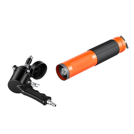 6000 PSI Pistol Grip Grease Gun Kit, 0.4 L, Flex Hose
