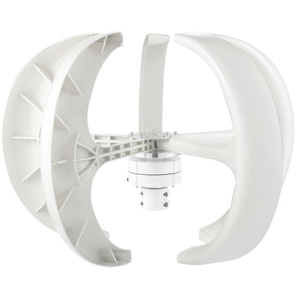 600W 12V Vertical Wind Turbine Generator Kit, 5-Blade, Controller