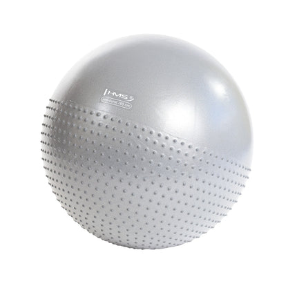 Minge de gimnastică gri deschis de 65 cm pentru exerciții și yoga