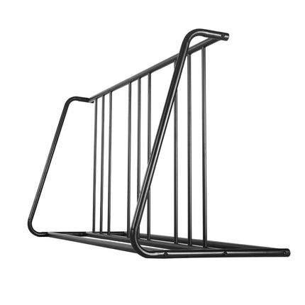 6-Bike Floor Bike Rack, Carbon Steel, Fits 3-In Tires
