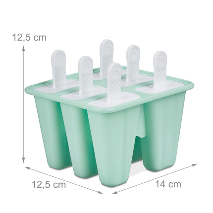 6 forme din silicon pentru inghetata