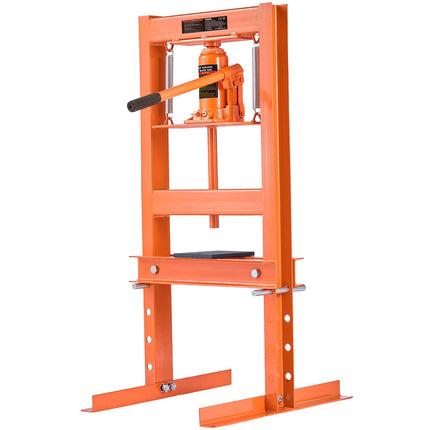 6-Ton Hydraulic Shop Press, H-Frame, Press Plates