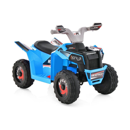 Quad electric pentru copii 6V cu comutator inainte/marsarier Quad copii mini quad electric albastru