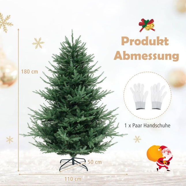 Brad de Crăciun artificial de 1,8 m cu 240 de lumini LED
