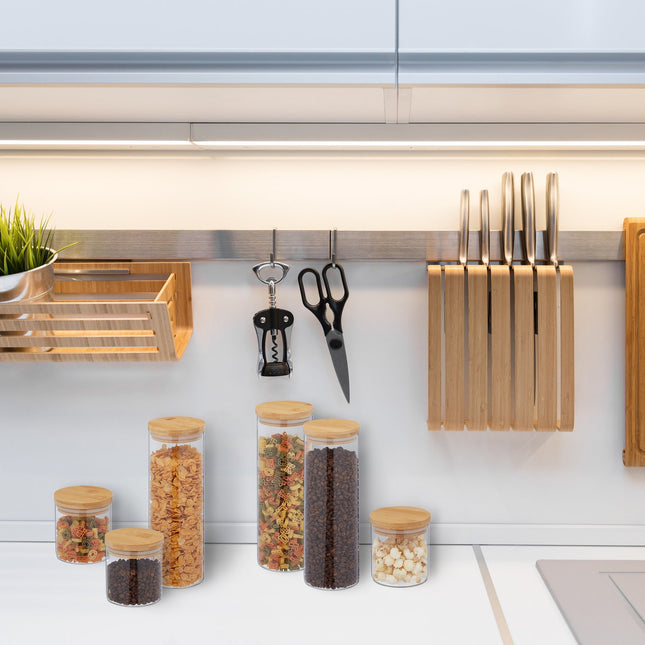 6 pcs. Storage jars in various sizes
