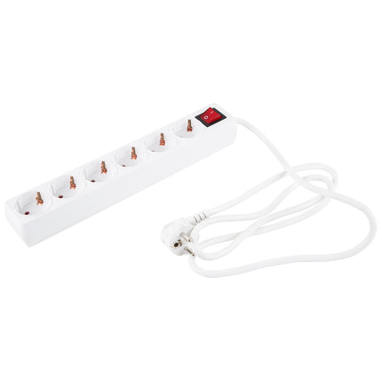 6-way junction box with switch