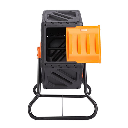 70L Compost Tumbler, Single Chamber, Steel Frame