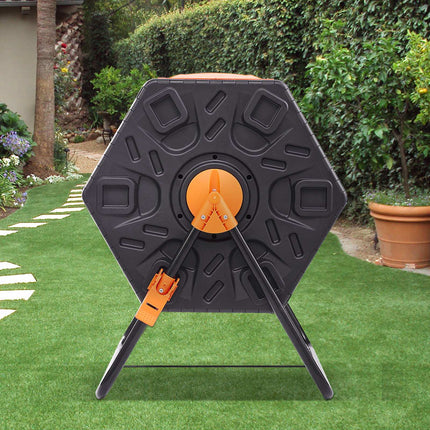 70L Compost Tumbler, Single Chamber, Steel Frame