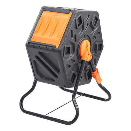 70L Compost Tumbler, Single Chamber, Steel Frame