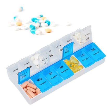 7-Day Pill Organiser with 2 Compartments