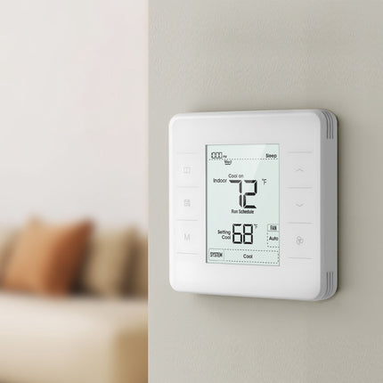 7-Day Programmable Thermostat – Heat Pump, Backlit LCD