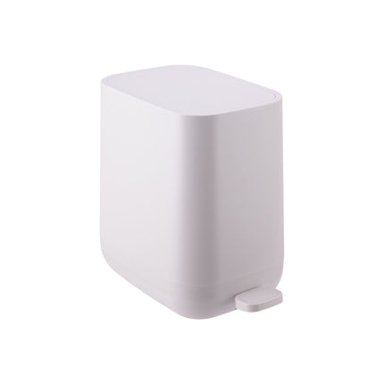 Coș de gunoi pătrat cu pedală, 7 l, plastic, capac cu închidere silențioasă