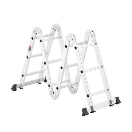 7-in-1 Folding Ladder, 12 Ft Reach, 330 Lb Capacity